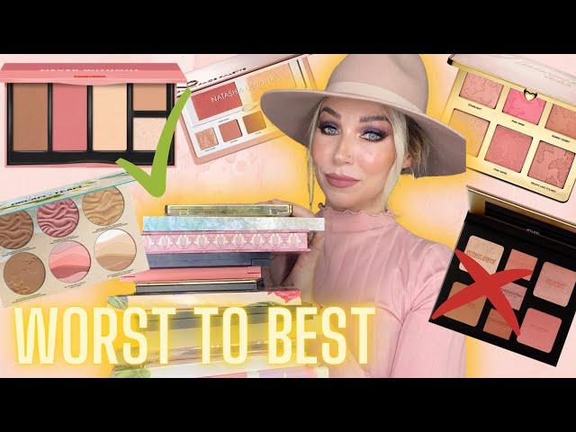FACE PALETTES COLLECTION RANKED FROM WORST TO BEST / MAKEUP COLLECTION 2022