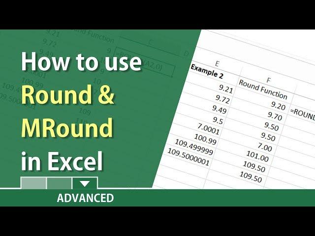 Excel - Round and MRound Functions in Excel by Chris Menard