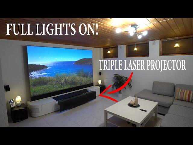 AWOL Vision LTV 3500 review - The brightest 4K Tri Chroma UST laser projector