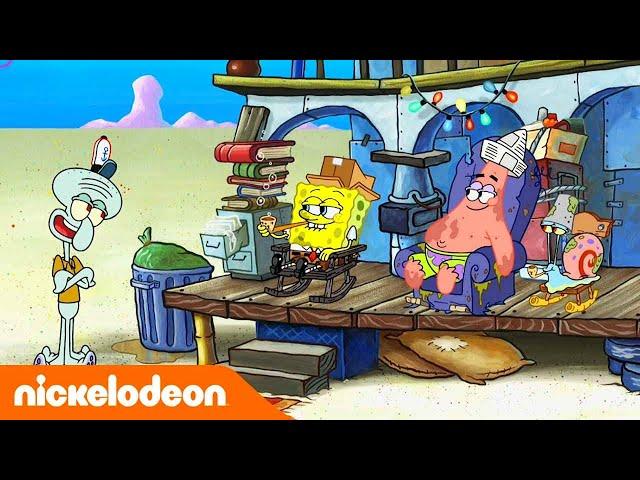 SpongeBob SquarePants | Gelandangan | Nickelodeon Bahasa