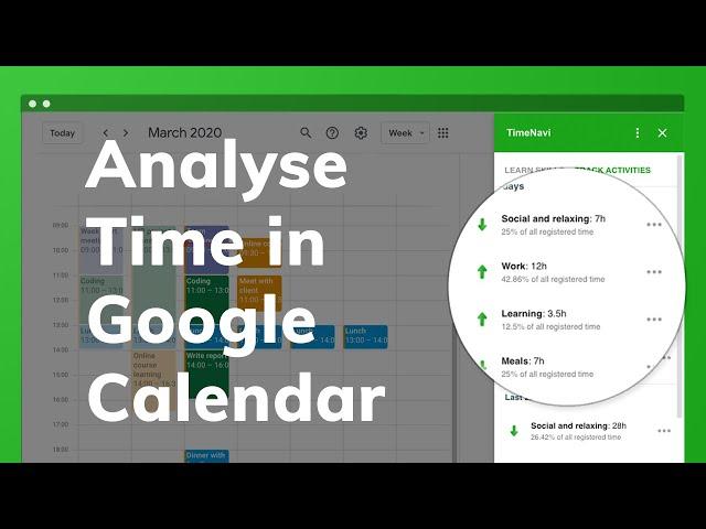 Track your time using Google Calendar