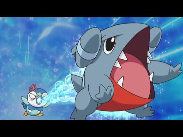 Piplup takes revenge on Gible for all Draco meteor Assaults