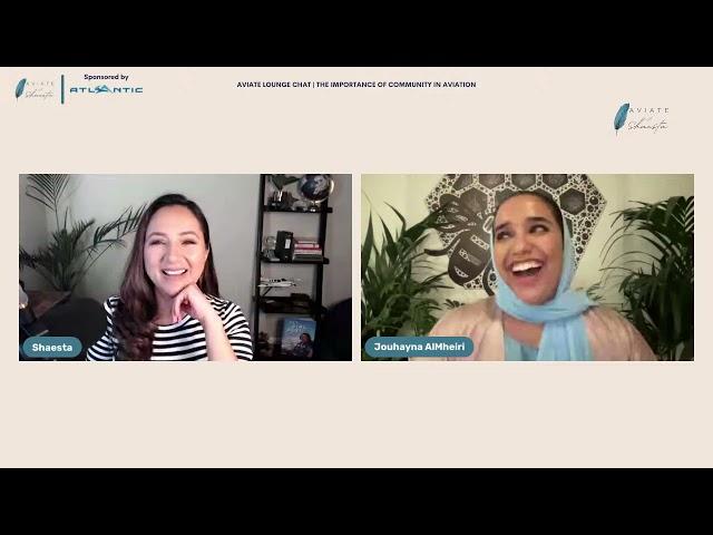 AVIATE Lounge Chat | LIVE with Jouhayna AlMheiri (callsign JOH) Air Traffic Controller from the UAE