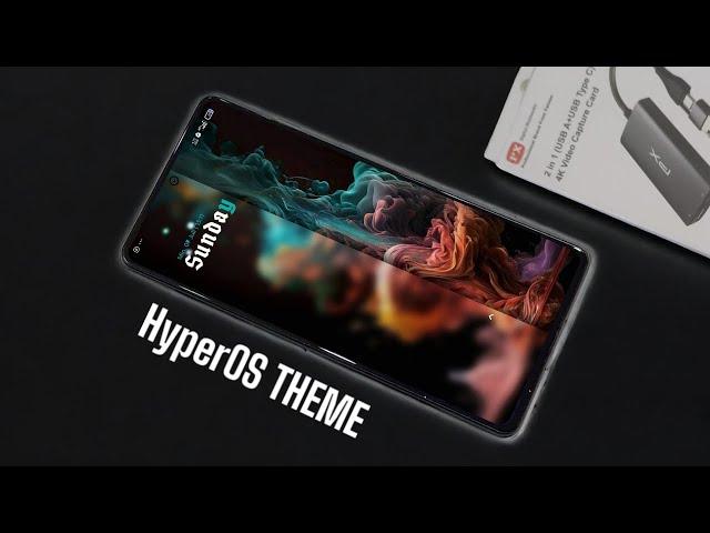 HyperOS MIUI becomes Luxurious! Best Theme HyperOS Xiaomi POCO Redmi| Dark Theme V8