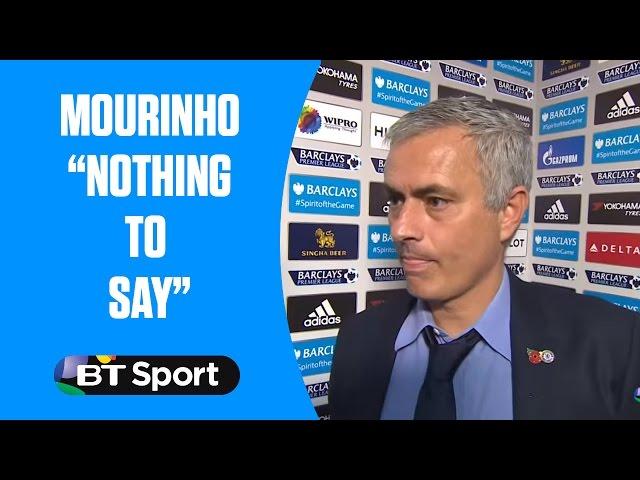 Jose Mourinho has "nothing to say" after Chelsea are beaten 3-1 by Liverpool