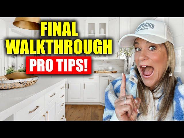 New Construction Home Final Walkthrough | Home Final Walkthrough Checklist