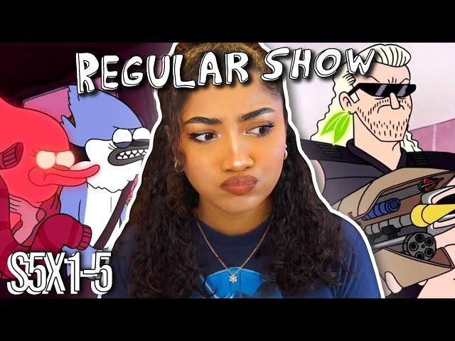 Ghost Girlfriend + A Bounty Hunter | Regular Show  S5x1-5 *Reaction/Commentary*