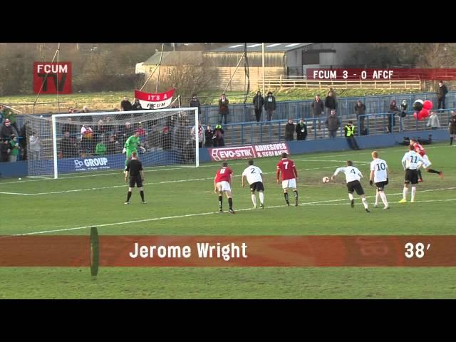 FCUM vs AFC Fylde - FA Trophy - Highlights - 24/01/15