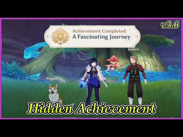 "A Fascinating Journey" | An Artist Adrift | Hidden Achievement | V3.6 Sumeru | Genshin Impact