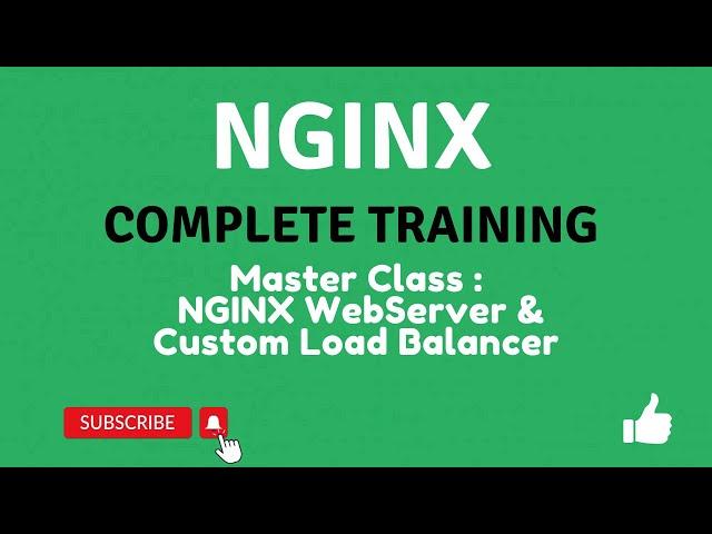 Complete NGINX Training | NGINX WebServer  #nginx #nginxserver