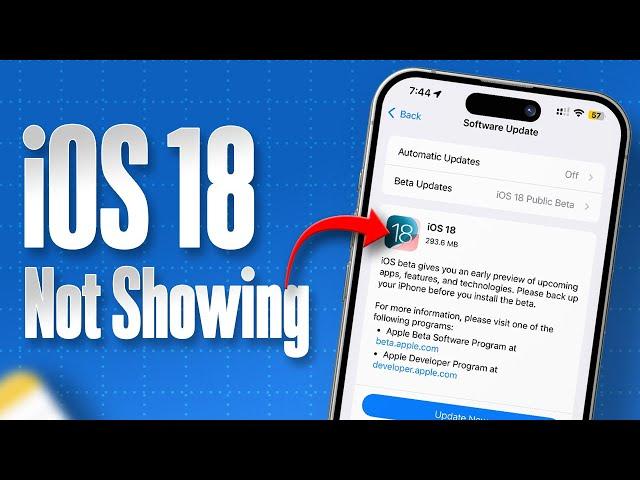 iOS 18 Update Not Showing? Here’s How to Fix It! 