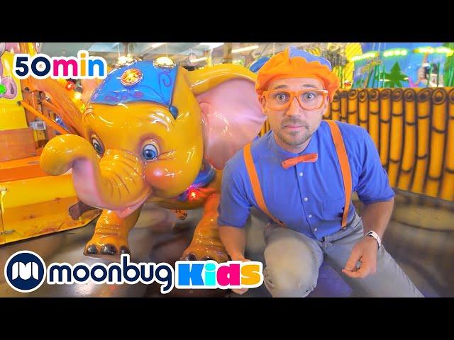 Learn Jungle Animals With Blippi! | Blippi | Learning Videos For Kids | Education Show For Toddlers