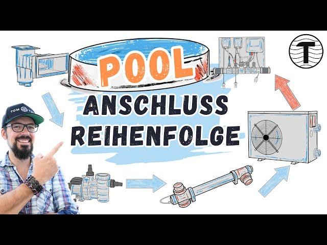 7 Schritte Pooltechnik  Anschlussreihenfolge 