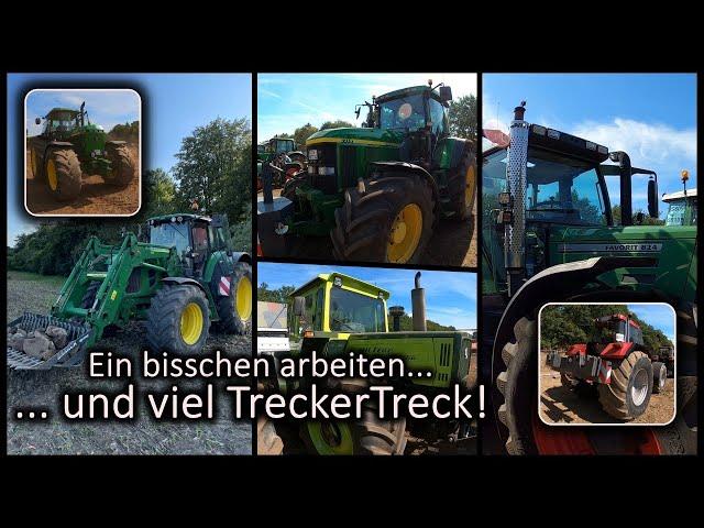 Mit dem 7430 Steine sammeln | Beim TreckerTreck Fitzen | Woche 5 als Erntehelfer | LOHN VLOG 46