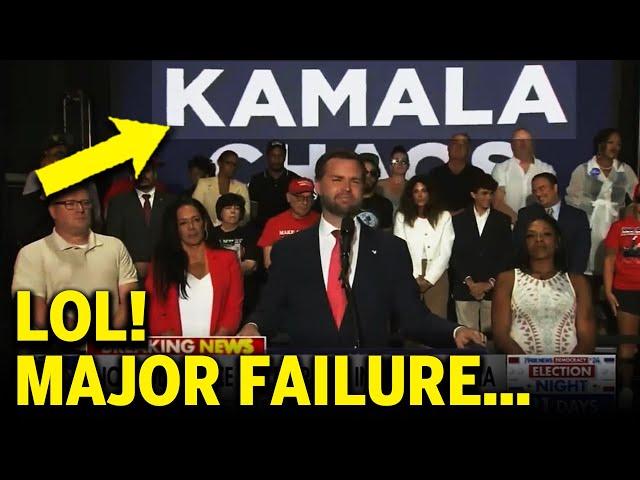 JD Vance’s MAJOR On-Stage FAILURE Caught on LIVE TV!