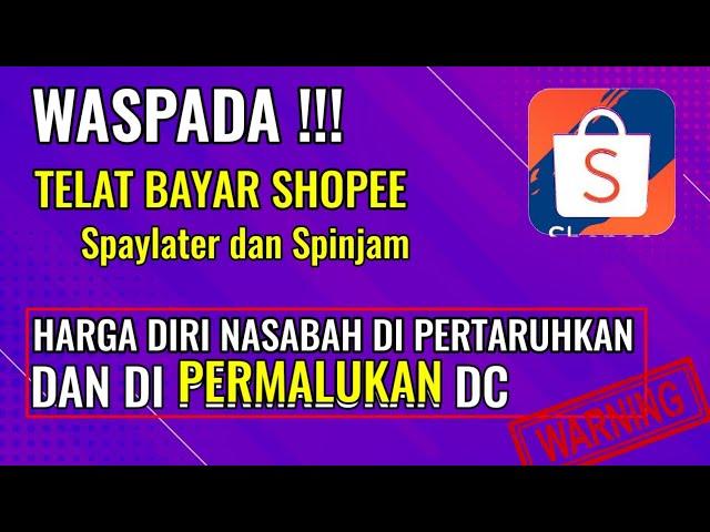 Gagal bayar Shopee kalian akan di permalukan dc !!!