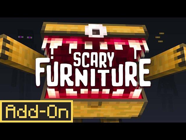 FREE SCARY FURNITURE ADDON for Minecraft Bedrock Edition