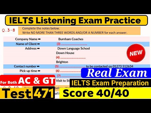 IELTS Listening Practice Test 2024 with Answers [Real Exam - 471 ]