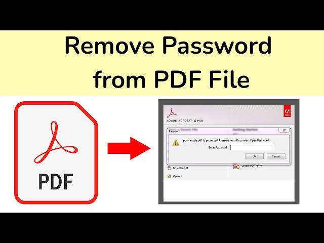 How to Remove Password from PDF File?