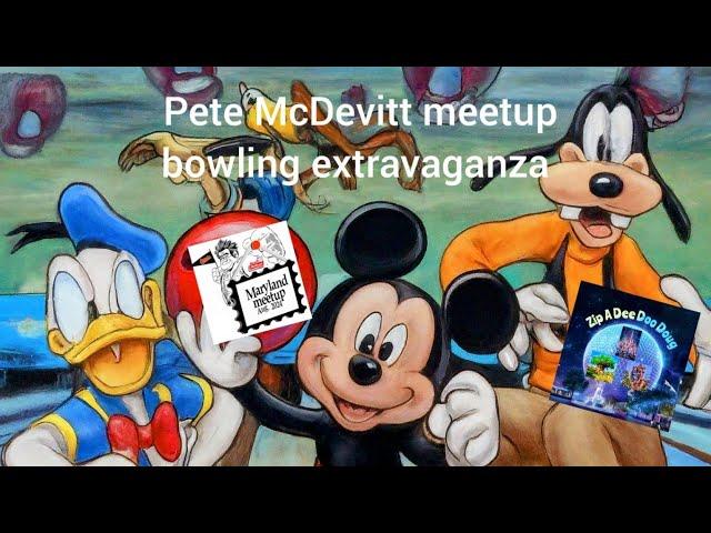  LIVE Bowling from the Maryland Meetup.  #bowling #disney @PeteMcDevittShow @Zip-a-Dee-DooDoug