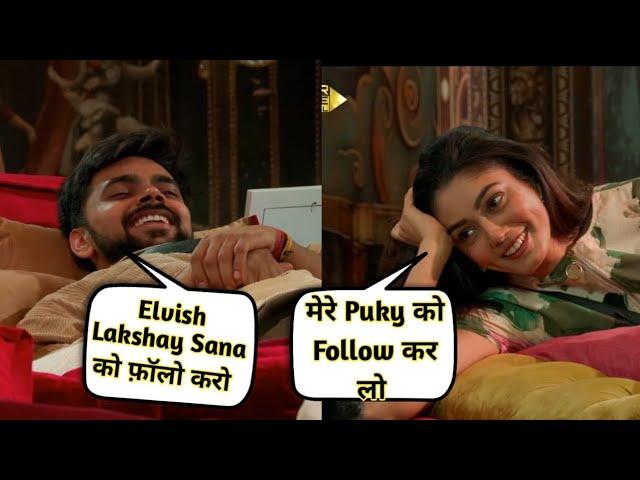 Lovekesh Kataria X Sana Maqbull Follow On Social Media Eachother , Bigg boss OTT 3 Live Feed Promo