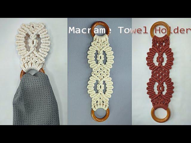 DIY Macrame Towel Holders | Macrame Tutorials