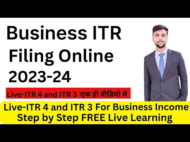 Business ITR Filing 2023-24 | How to file ITR For Company | ITR Filing For company