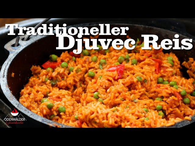 Traditioneller Djuvec Reis aus dem Dutch Oven