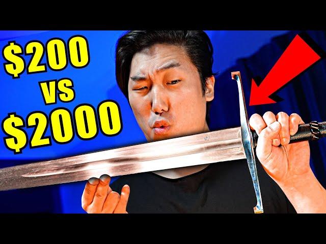 $200 VS $2000 Longsword - The Difference is Mind-blowing!