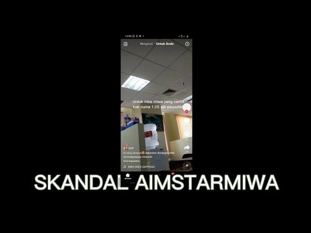 viral tiktok skandal AimstarMiwa pubg bikin panas !!!