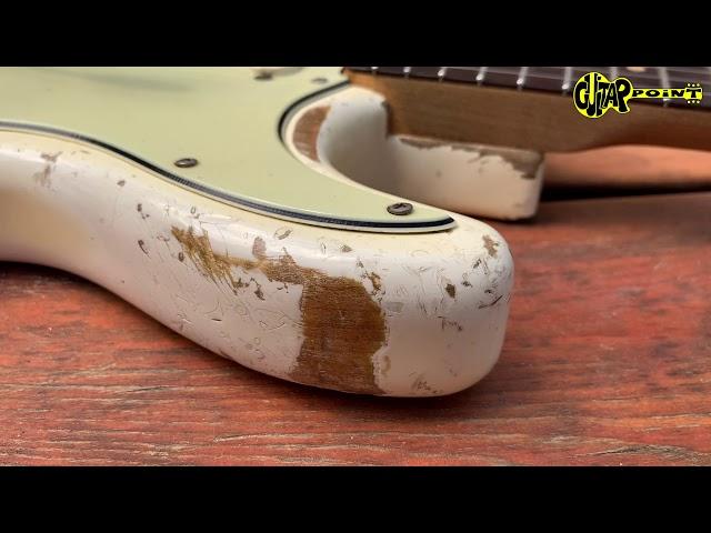 1964 Fender Stratocaster Olympic White | GuitarPoint Vintage Guitars