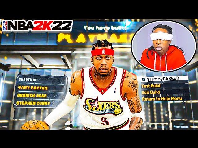 I Made A Build BLIND FOLDED... ITS A DEMIGOD!(nba 2k22)