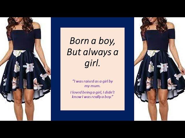 Born a boy, But always a girl. Crossdressing,M2F,TGTF,Genderswap,Boy2Girl,Feminization