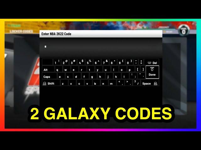 2 GALAXY OPAL LOCKER CODES IN NBA 2K22 MY TEAM | 2K22 LOCKER CODES