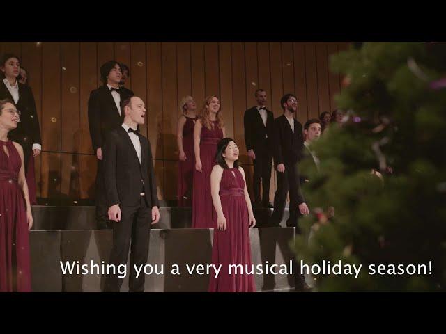 Frohe Feiertage  / Season's greetings:  Der Kammerchor des Collegium Musicum spielt "Silver Bells“