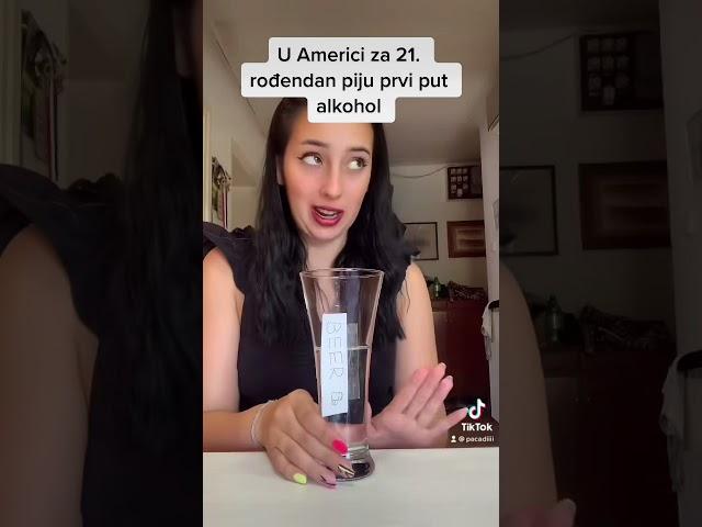 Isprobavanje alkohola u Americi VS. Balkan-TikTok pacadiiii