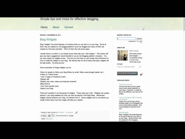 How to Add Gadgets/Widgets to Blogger