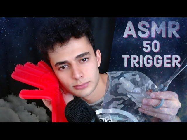 5 Dakikada 50 Triggers ASMR Türkçe |Rahatlatıcı ASMR | Türkçe ASMR | 5 minute 50 triggers no talking