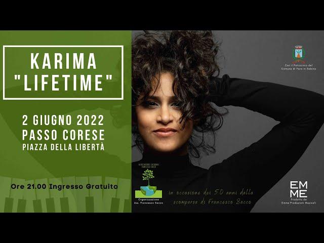 Karima "Lifetime" | Passo Corese, 2 Giugno 2022