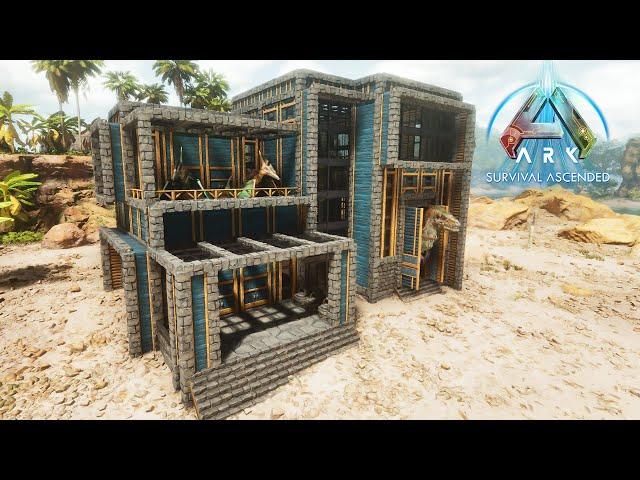 How to Build a Modern House with Dino Pen in ARK Survival Ascended