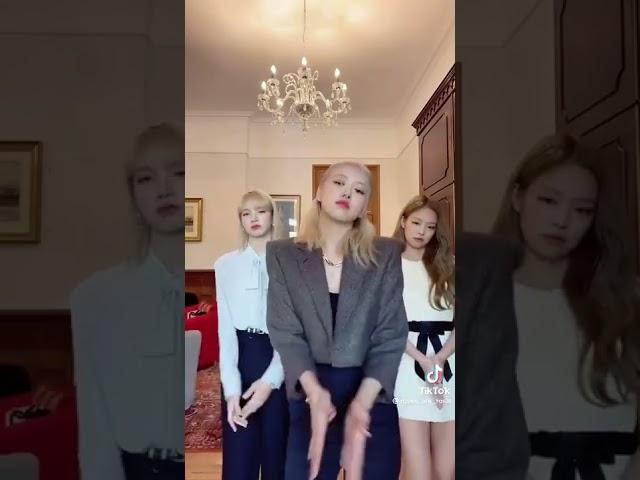 Blackpink girls trying tik tok trend || Lazy lisa  #shorts #kpop #blackpink #lisa #ytshorts