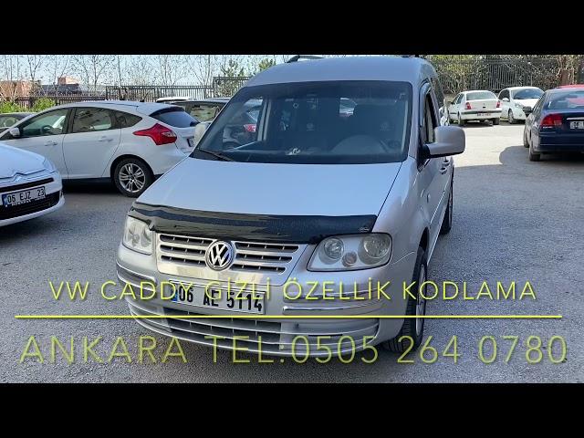 VW Caddy Gizli Özellik Kodlama Ankara Vagcom