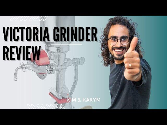 Victoria Manual High Hopper Grain Grinder - Demonstration, setup and review