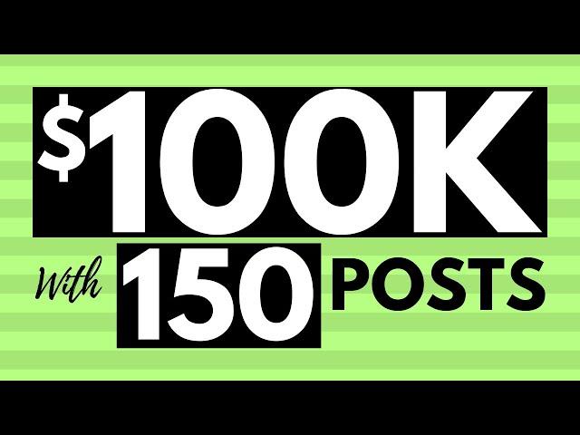 $100k Site with 150 Posts - Amazon Affiliate Niche Site Success Story with Beau