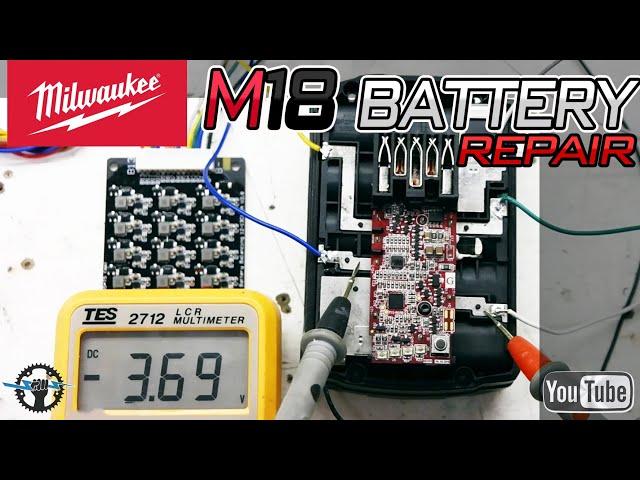 Milwaukee M18 Lithium Battery Troubleshooting and Repair (Solved)