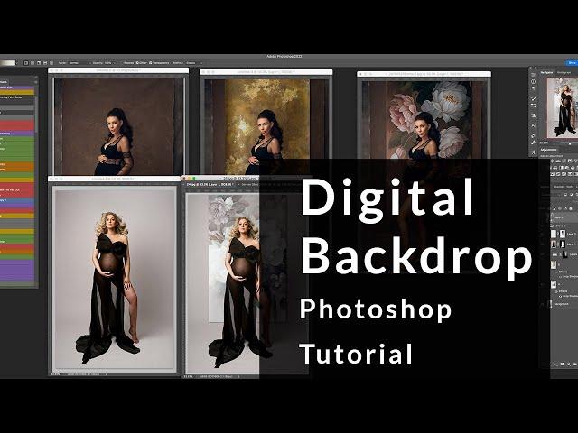 Digital Backdrop Photoshop Compositing Tutorial - Step by Step!