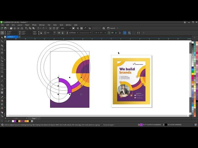 Learn Professional Graphic Designing Techniques  for Beginners - Coreldraw Tutorial