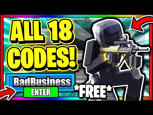 ALL *18* NEW SECRET OP WORKING CODES! Roblox Bad Business