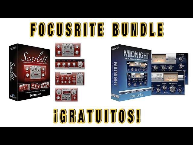 Focusrite Midnight y Scarlett ¡GRATUITOS!