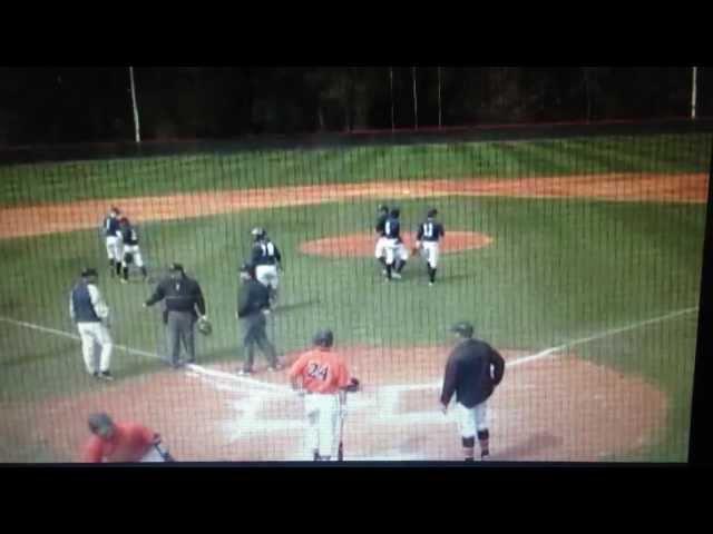 High School Baseball Cheap Shot Leads To Benches Clearing